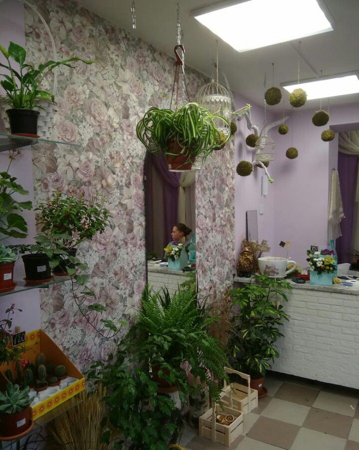 Цветочный магазин в крупном районе