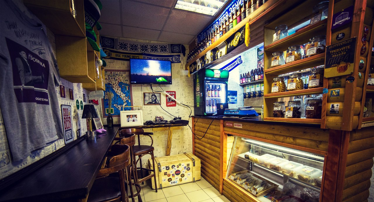 Бар-магазин разливного пива в Приморском районе